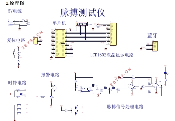基于STC89C52单片机脉搏测量仪的设计