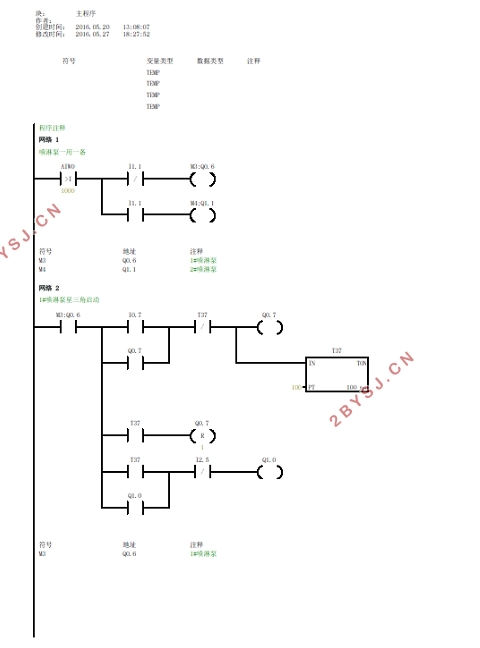 某小区消防供水系统设计(S7-200)(含CAD电气图)