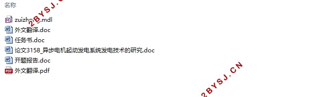 异步电机起动/发电系统发电技术的研究