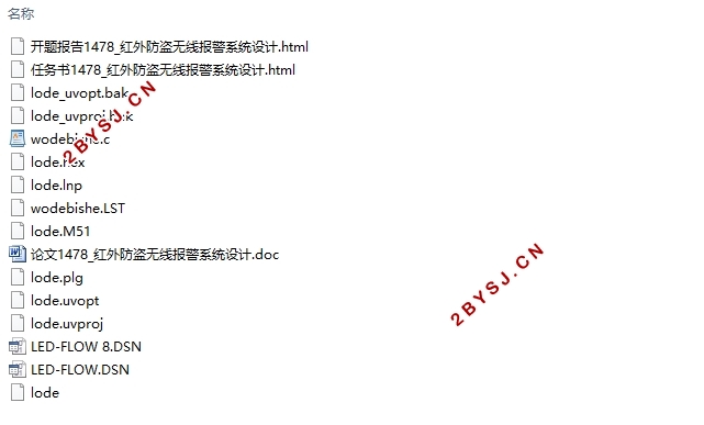 基于STC8952单片机红外防盗无线报警系统设计(含仿真程序)