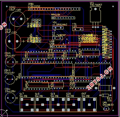 基于51单片机的数字时钟设计(含电路原理图,PCB图,程序)