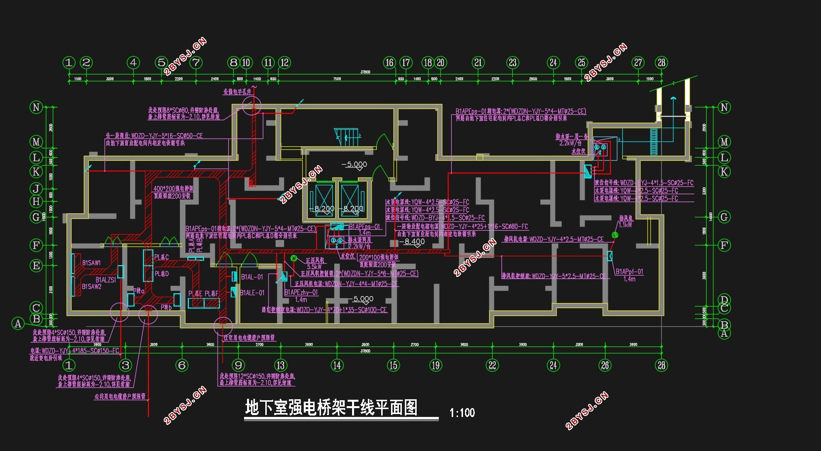 三十三层某高层住宅电气设计(含CAD图)