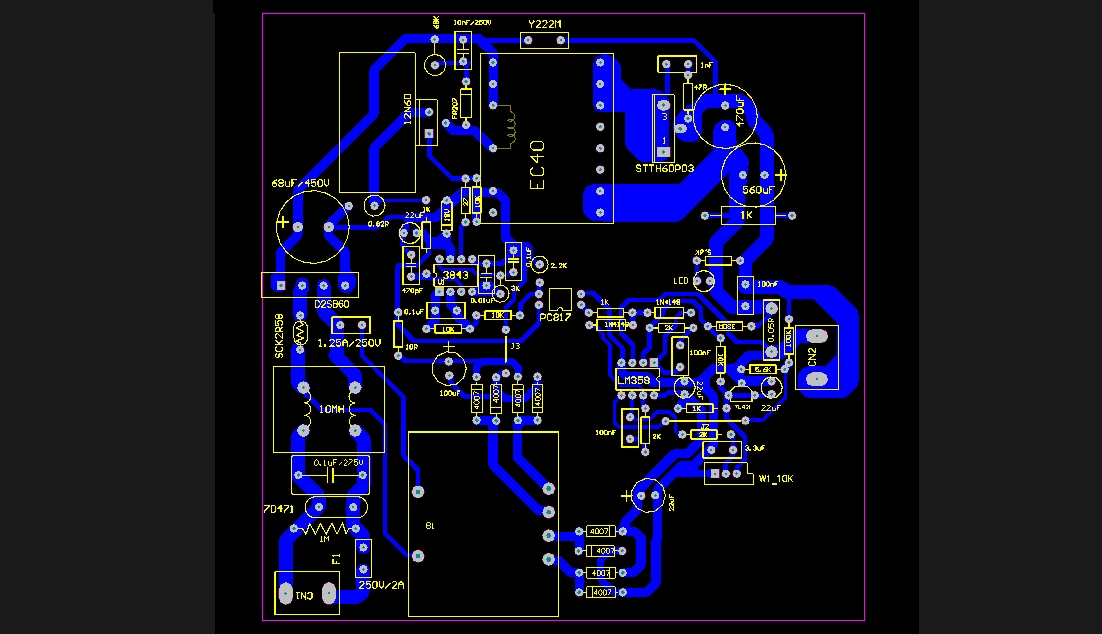 LED光源驱动电路的设计(含原理图,PCB图)