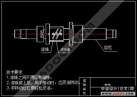 电火花机械体设计(主轴滚珠丝杠)