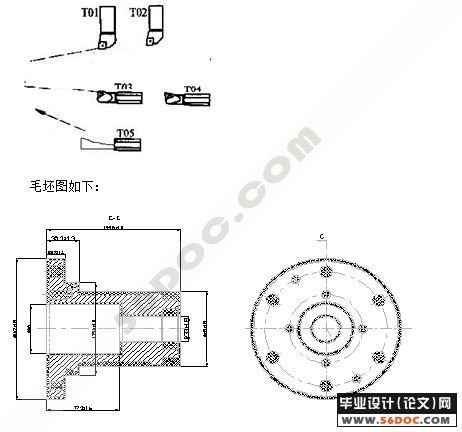 CA6140填料箱盖的车削加工(工序卡片,数控程序编制)
