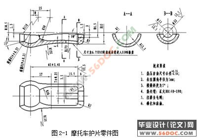 摩托车护片锻模设计中的应用