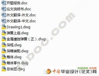 振动筛的设计(直线振动细筛)