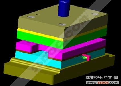 连续冲裁模教具设计(包括教具结构设计,零部件设计)