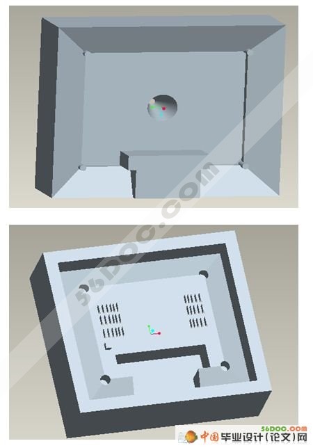 液晶显示器以及底座的模具三维造型设计(Proe)
