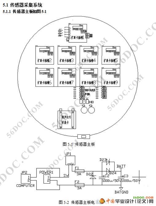 探测机器人系统的设计(电路图+电气图+程序)