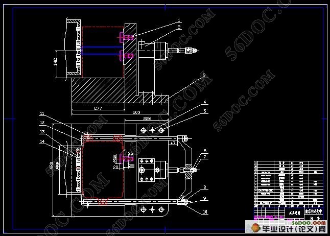 车床主轴箱箱体右侧10-M8螺纹底孔组合钻床设计