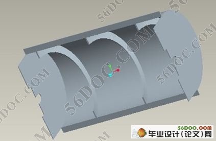 轴流式脱扬机工作部件设计(CAD图纸和Proe三维图)