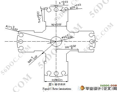 电机转子冲片冲压工艺及模具设计