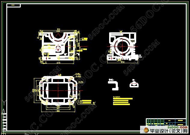 WHX120减速机机盖机体合箱后箱体加工工艺及粗铣前后端面夹具设计