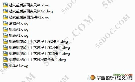 WHX120减速机机盖机体合箱后箱体加工工艺及粗铣前后端面夹具设计