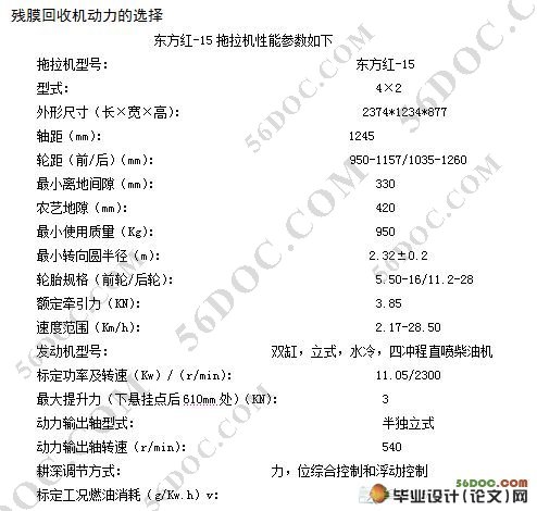 田间残膜回收机的设计(含cad零件图和装配图)