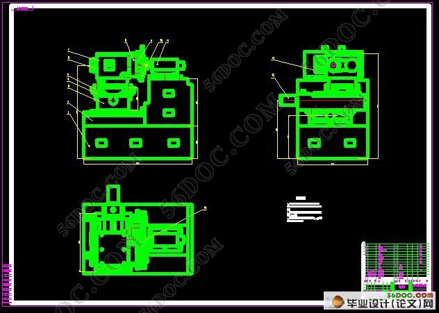 全自动轴承内圆磨床进给机构设计