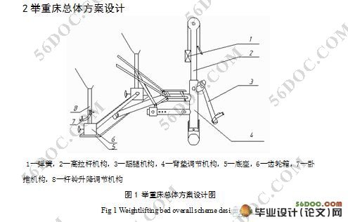 举重床的设计及仿真