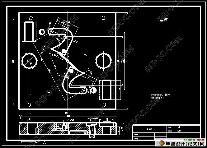 铰链盖的模具设计