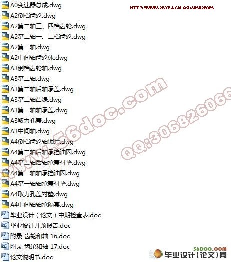 汽车变速器设计