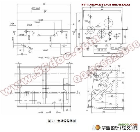 CA6150车床主轴箱箱体工装工艺及夹具设计