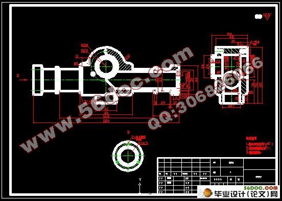 蓄电池小车转向机构的设计