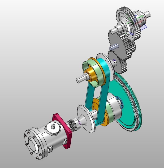 离心式皮带轮的无极变速器(含CAD图,SolidWorks,IGS三维图)