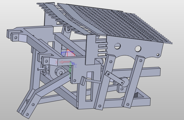 麦冬收割机的设计(含CAD图,SolidWorks,IGS三维图)