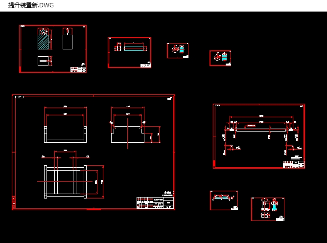 垂直升降类立体车库提升装置(含CAD图,SolidWorks,IGS三维图)