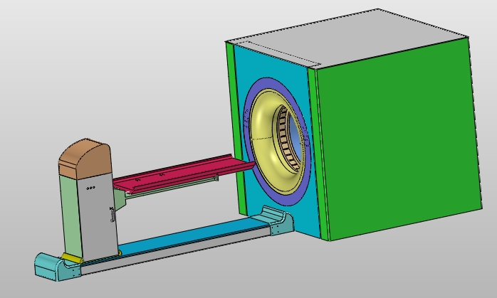 计算机断层扫描仪的机架系统的设计(含CAD图,SolidWorks三维图)
