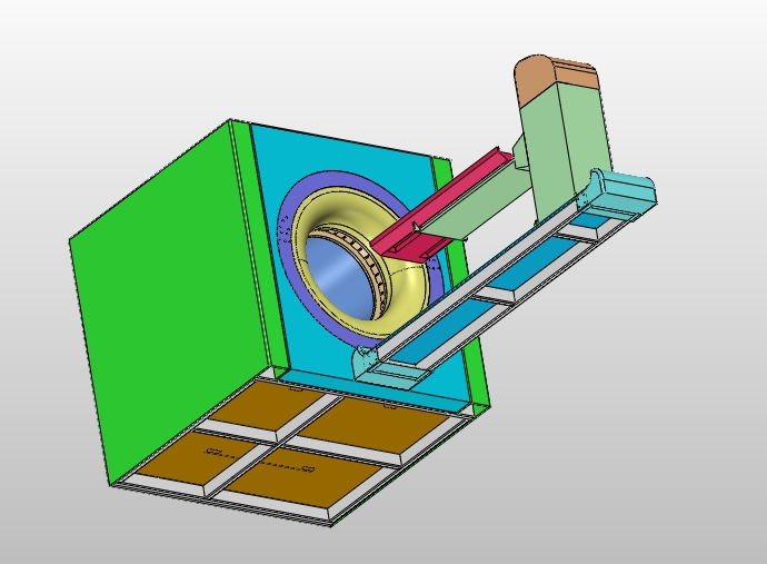 计算机断层扫描仪的机架系统的设计(含CAD图,SolidWorks三维图)
