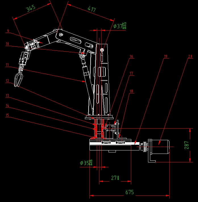 ¯ϻеҺѹϵͳ(CADװͼ,SolidWorksάͼ)