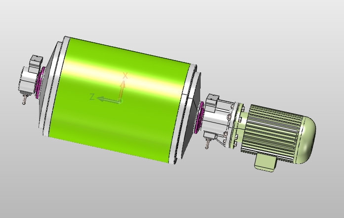 油冷式电动滚筒的设计(含CAD零件装配图,SolidWorks,IGS三维图)