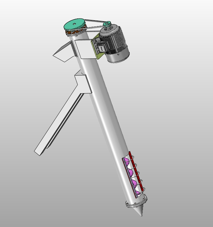 散装物料收集器的设计(含CAD零件装配图,SolidWorks三维造型)