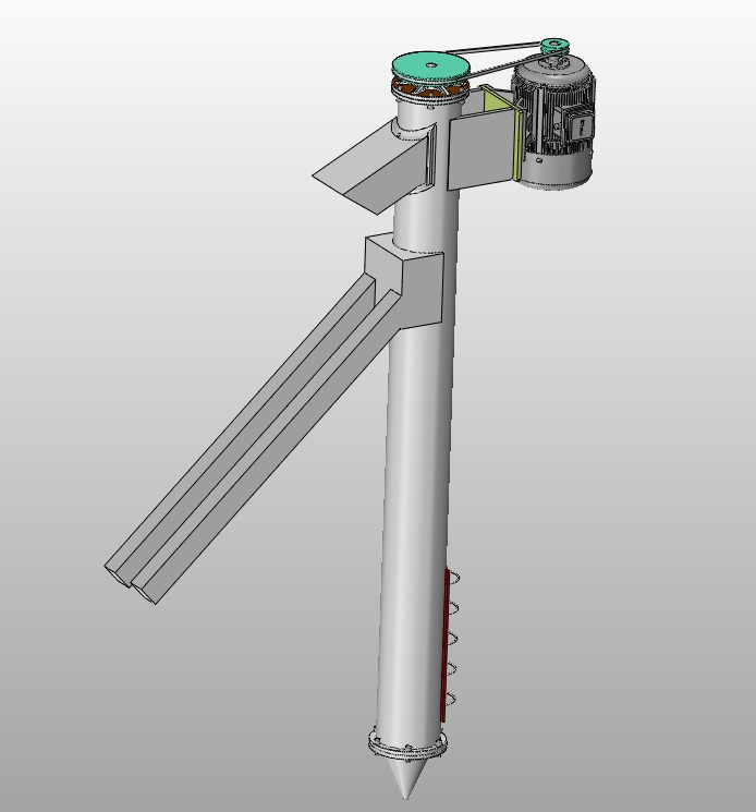 散装物料收集器的设计(含CAD零件装配图,SolidWorks三维造型)