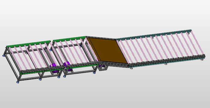 驱动式滚筒输送机优化设计(含CAD零件装配图,SolidWorks三维)
