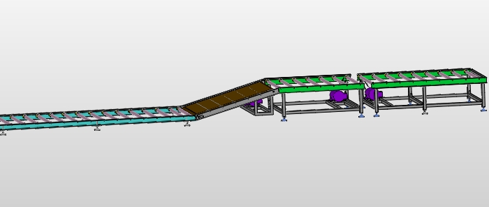 驱动式滚筒输送机优化设计(含CAD零件装配图,SolidWorks三维)
