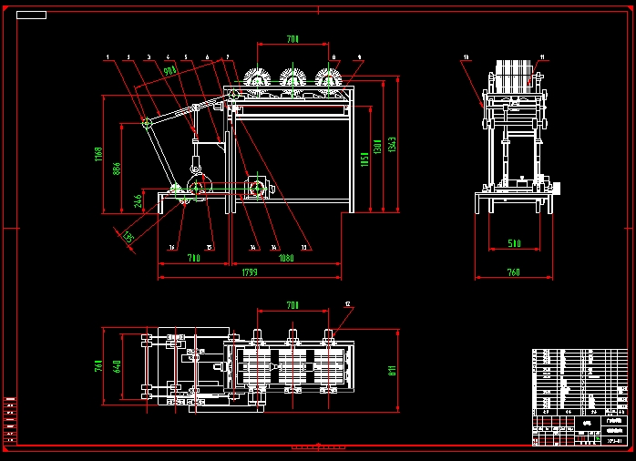 啤酒瓶洗瓶机的设计(含CAD零件装配图,SolidWorks三维造型)