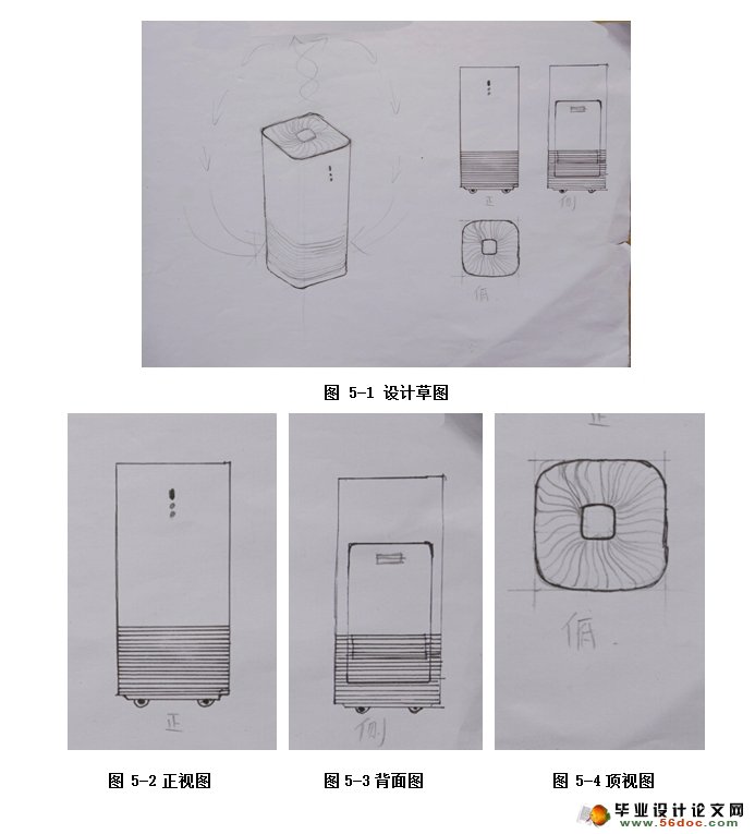空气净化器设计(工业设计)