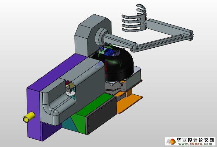 秸秆热解炭化炉设计(含CAD图,SolidWorks三维图)