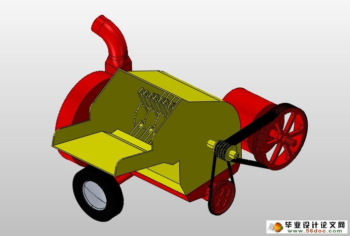 菌棒废料粉粉碎机的设计(含CAD图,PROE三维图)