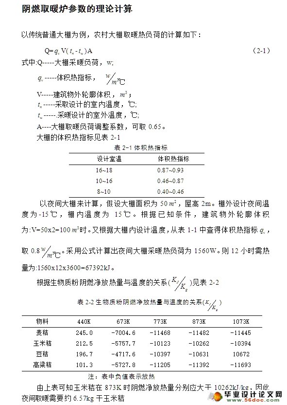 基于生物质阴燃的大棚供热系统设计(含CAD零件装配图)