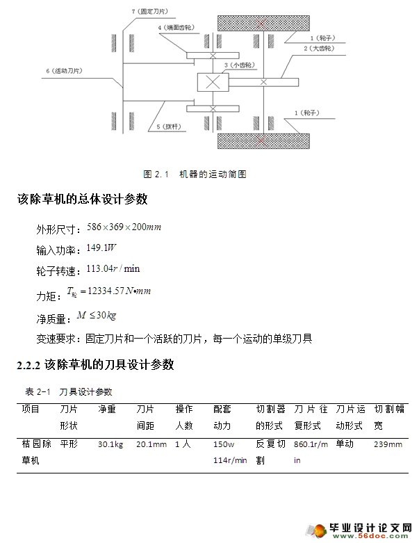 桔园除草机的设计(农业机械)(含CAD零件装配图)