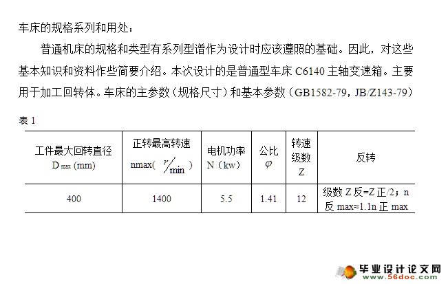车床主轴箱结构设计(含CAD零件装配图)