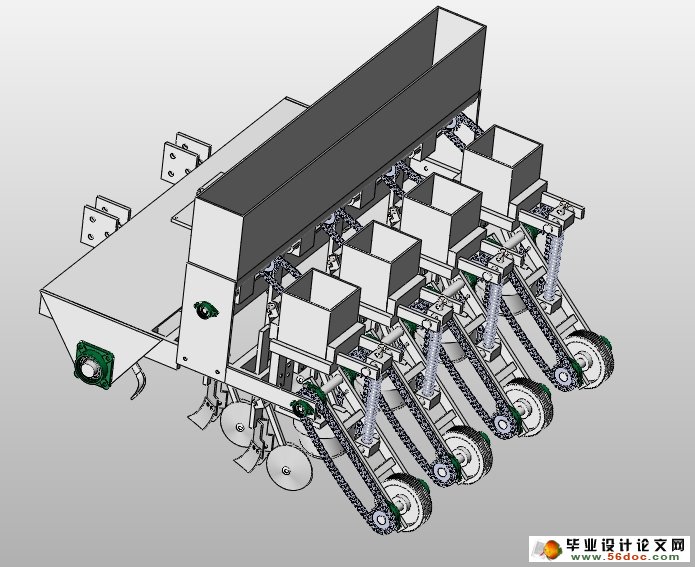 玉米播种机的设计(农业机械)(含CAD图,SolidWorks三维)