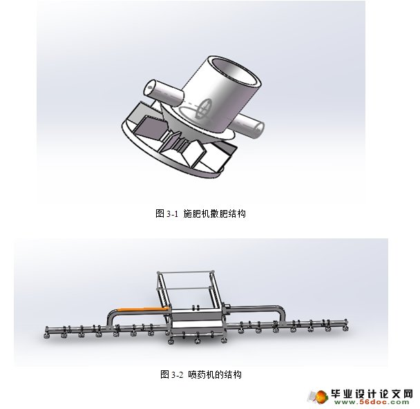 小麦中期施肥喷药机的设计(农业机械)(含CAD图,SolidWorks三维)
