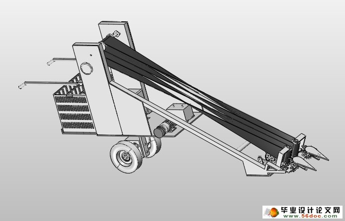 温室韭菜收割机的设计(农业机械)(含CAD图,SolidWorks三维)