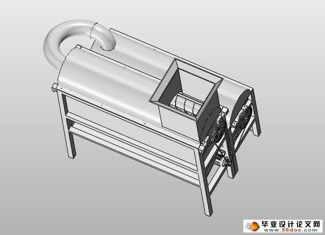 玉米剥皮脱粒一体机的设计(农业机械)(含CAD图,SolidWorks三维)