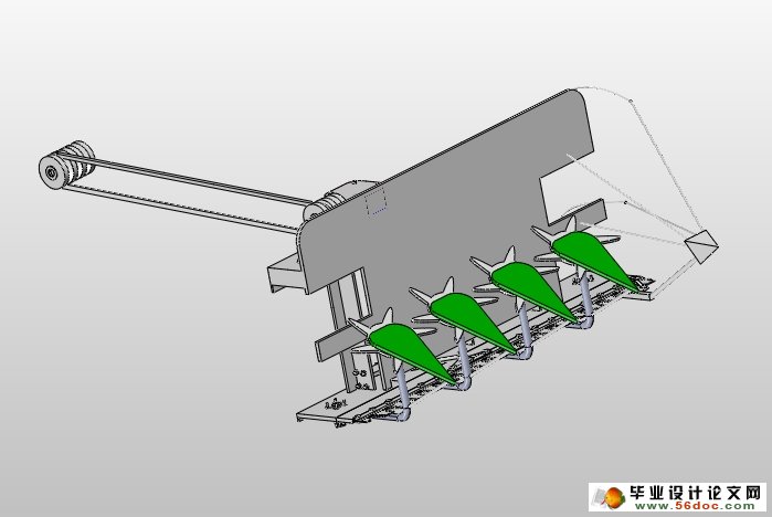 小麦割晒机的设计(农业机械)(含CAD图,SolidWorks三维)
