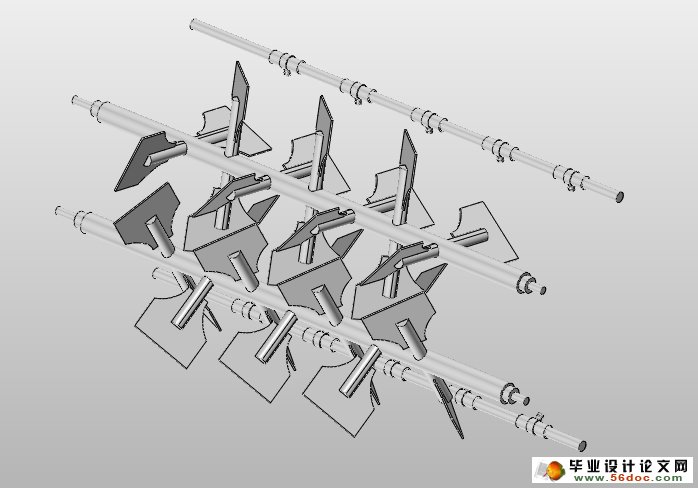 双轴桨叶式加湿调质机的设计(含CAD图,SolidWorks三维)